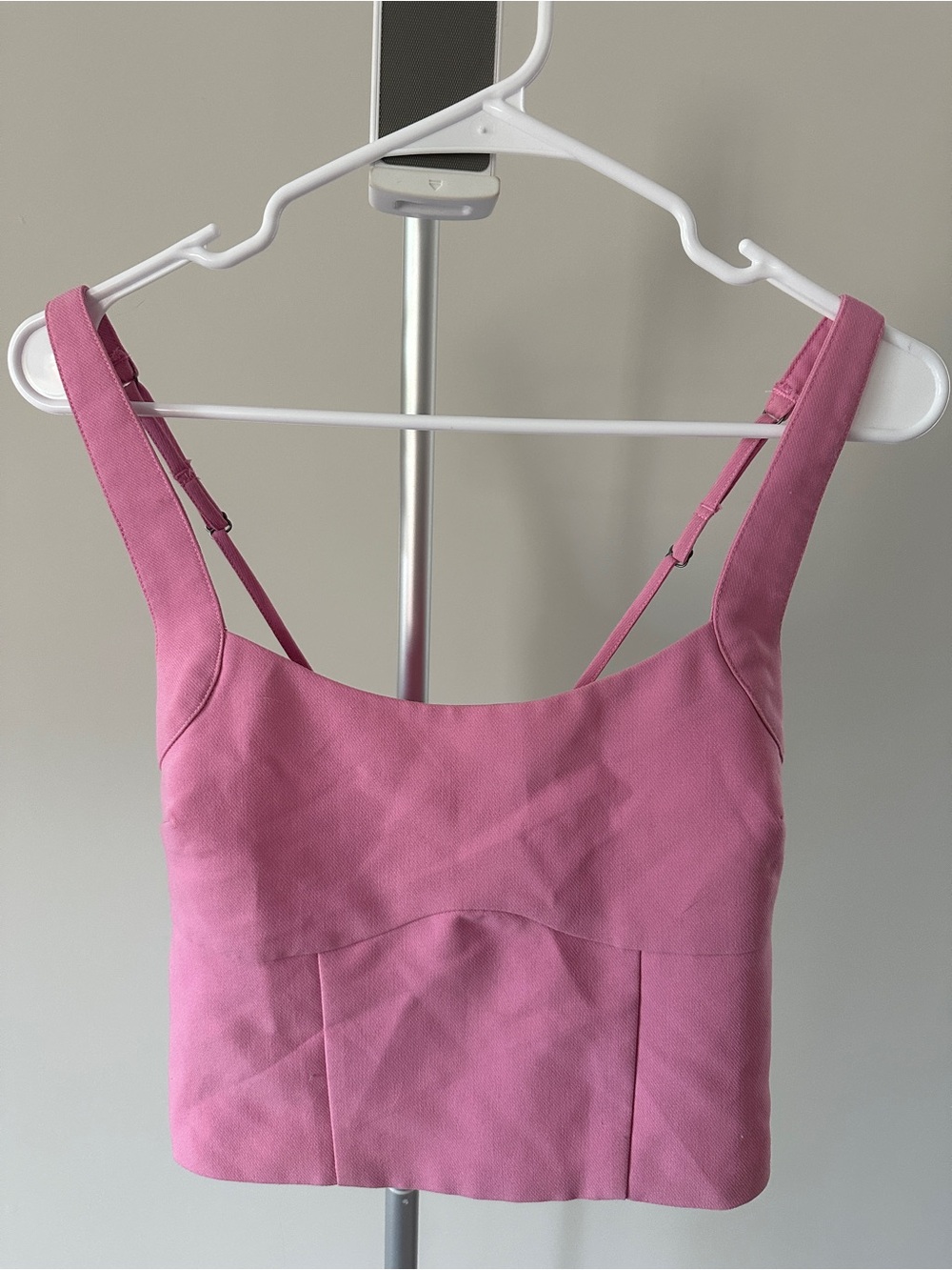 Abercrombie & Fitch Pink Tailored Corset Top